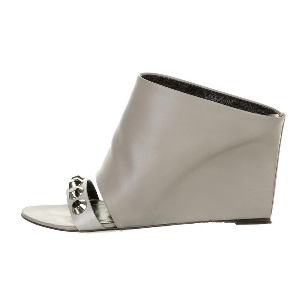 Balenciaga Leather Slides